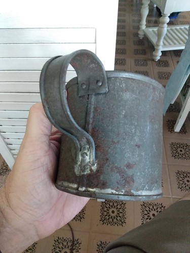 US Indian Wars Government Issued 1880's Tin Cup Mug Stamped N G S M Mass RARE - Bild 14 von 20