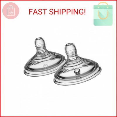 Tommee Tippee Natural Start Baby Bottle Nipples, Breast-Like for A Natural Latch