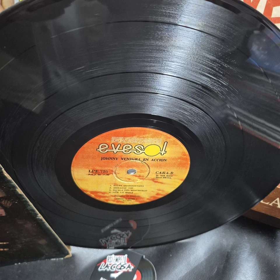 Johnny Ventura Y Su Combo ‎– En Accion - Latin, Salsa Guaguancó, Venezuela, 1976 - Image 4 of 4