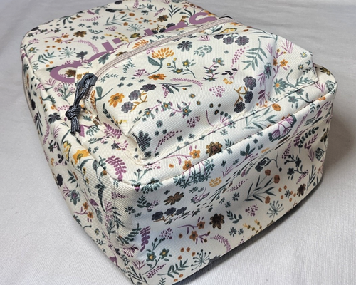 ADIDAS QUINTERO LUNCH BOX BAG INSULATED FLOWERS PLUM GREEN 7 1/2 X 10 NWT - Picture 3 of 5