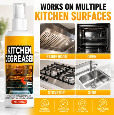 Greasekiller Spray,2026 New Grill Cleaner Spray,Suitable For Greasy Grates - Bild 1 von 4