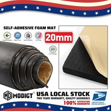 20MM Black Foam Sheet Self Adhesive Rubber Padding Neoprene Sponge Rubber Mat