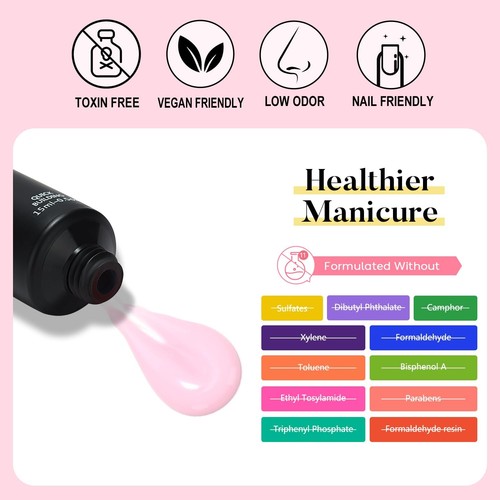 Gel Ricostruzione Unghie Acrilico per Unghie Colorati Builder Nail - Foto 2 di 12