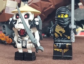 LEGO NINJAGO The Golden Weapons 2011: Earth Dragon Defense (#2509) Complete Nice