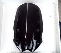 Yamaha T-MAX -12/16- Hohe Windschutzscheibe Bulle Ermax Schwarz Klar 010203110