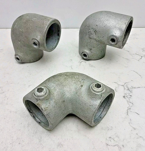 3 Pk Kee Safety 15-8 Kee Klamp Structural Slip-On 90 Degree Elbow For 1-1/2" Dia