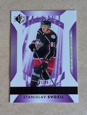 Stanislav Svozil 2023-24 UD SP Hockey #119 Rookie Authentics Purple Parallel /99