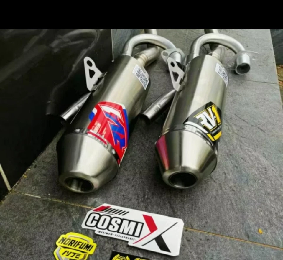 Juego de silenciador de escape rendimiento Honda CRF150F CRF 150 F L 2016 Foto 4 de 4
