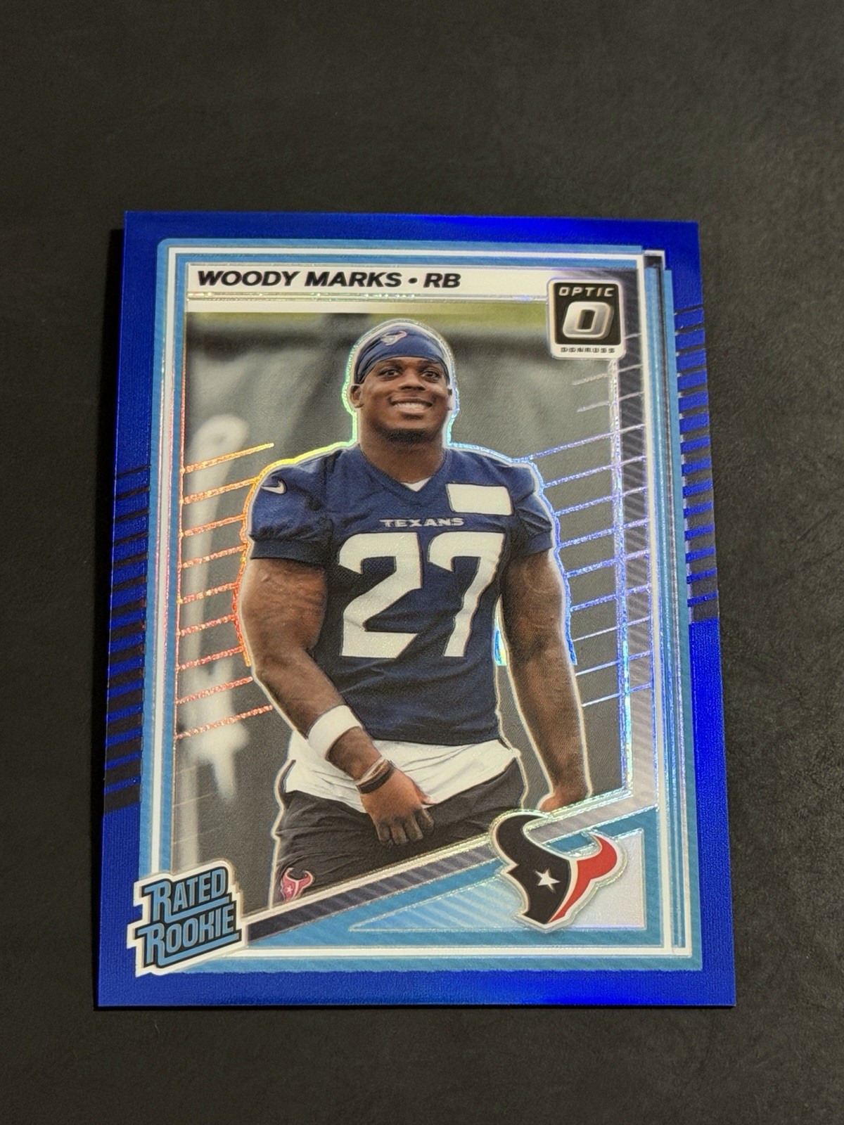 2025 Donruss Optic Woody Marks RC Blue /249 Houston Texans #288
