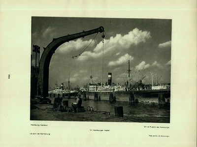 Kupfertiefdruck : Im Hamburger Hafen. Bremen. Rathaussaal. Hielscher, Kurt: