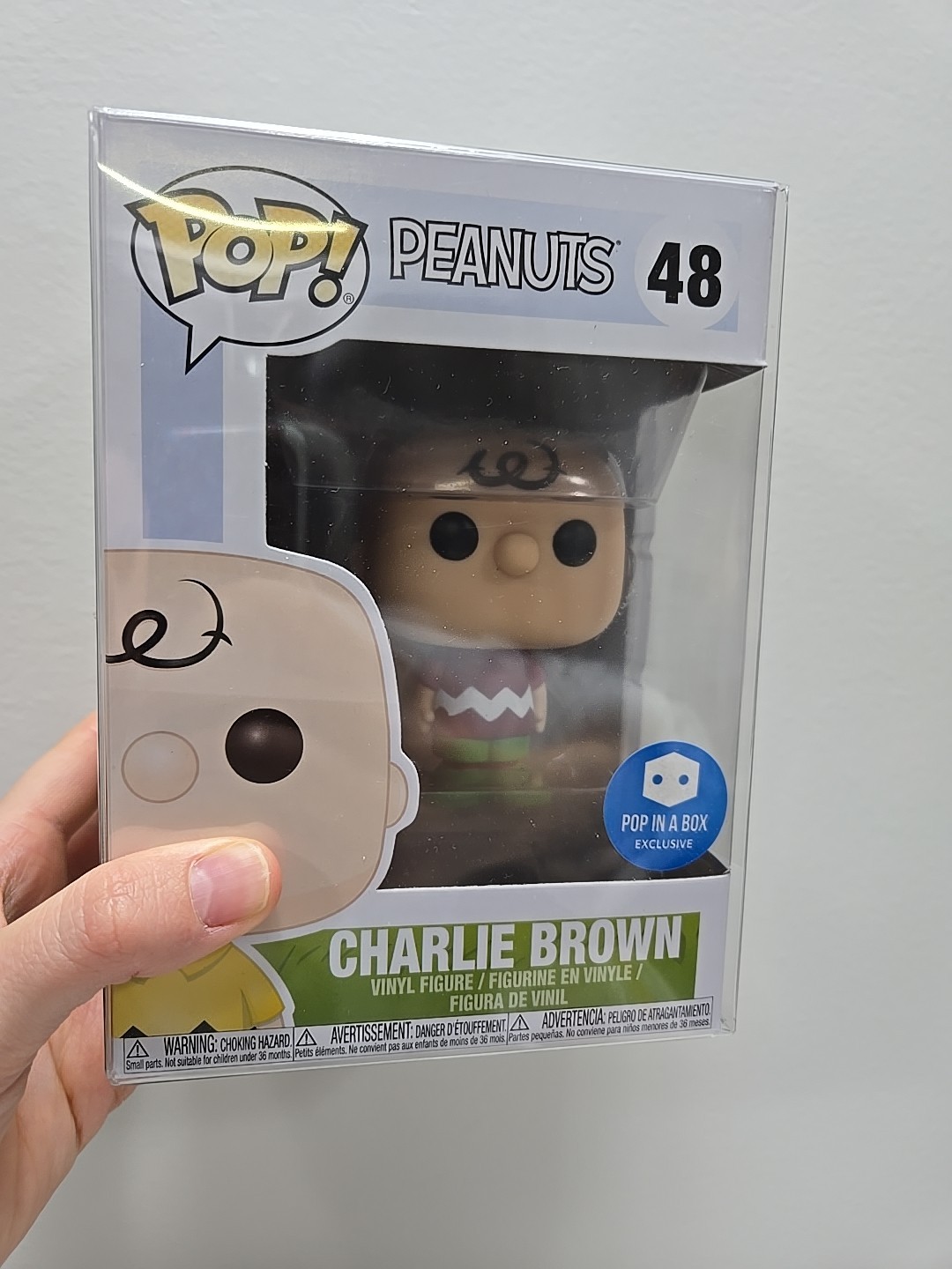 Charlie Brown Funko Pop! Vinyl Figure #48 Pop In A Box Exclusive Vaulted