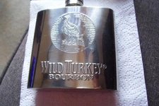 Wild Turkey Flask Stainless Steel 145ml Never Used