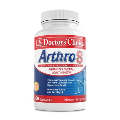 U.S. Doctors  Clinical Arthro8 Joint Supplement w/ Hyaluronic Acid, Turmeric, Co