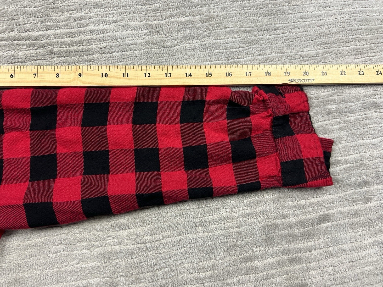 Blair Patchwork Flannel Top Multicolor Plaid Butt… - image 6