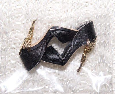Eugenia Perrin-Frost Summer Rose Shoes Ornate Gold Heels W Club Exclusive 2022