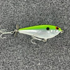 Bagley's Super Stinger SS-3 Vintage Topwater Prop Bait Chartreuse White SS3-94
