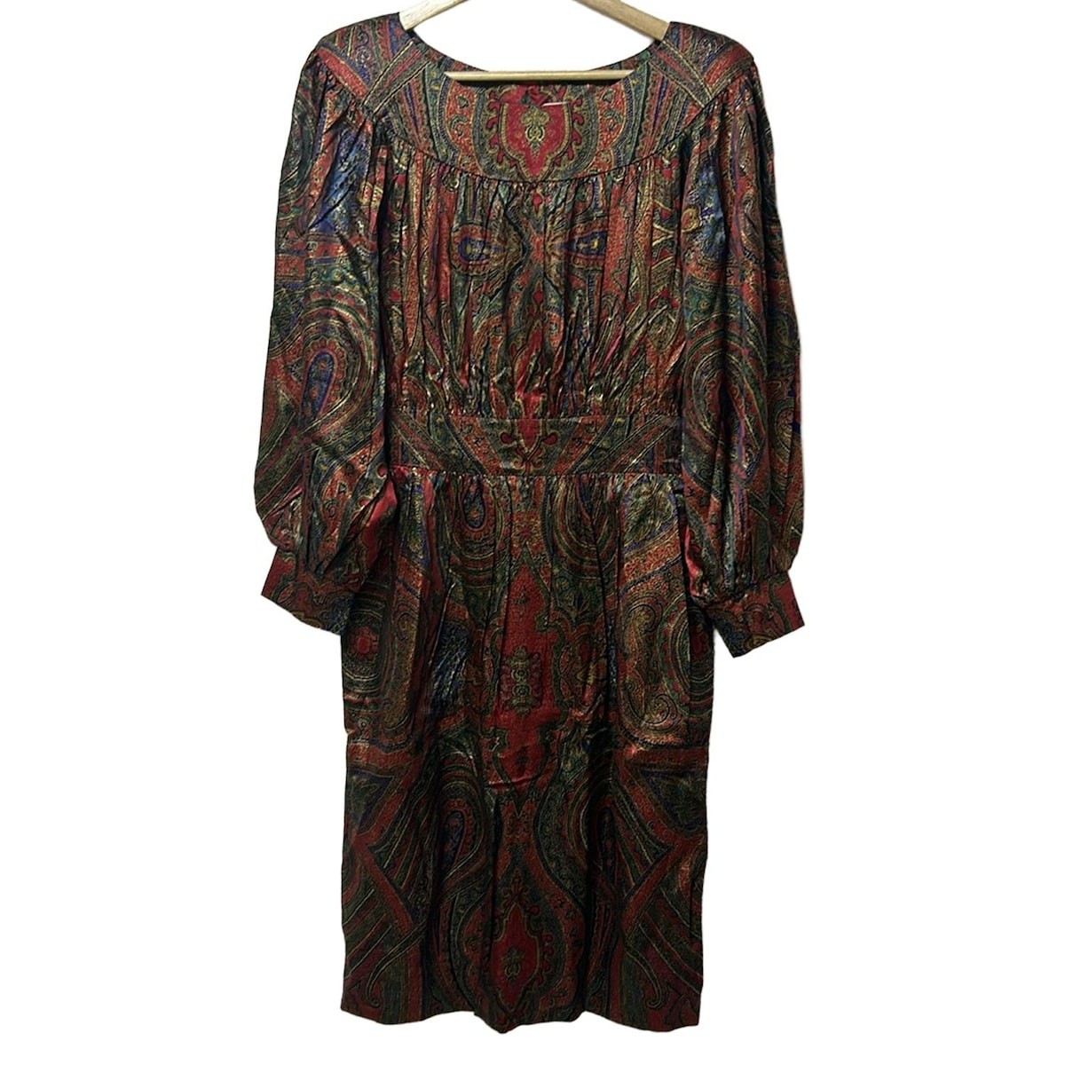 SAINT LAURENT Auth YvesSaintLaurent Abito da donna multi verde rosso