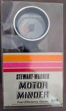 Vintage Nos Stewart Warner Motor Minder 82460 Fuel Economy Vacuum Gauge