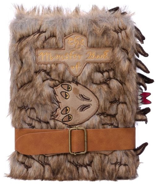 Monster Book of Monsters Plush Journal, Hardcover by Insights (COR), Brand Ne...