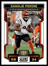 2023 Score Samaje Perine Cincinnati Bengals #201