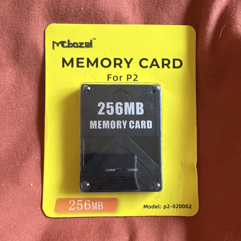 PS2 MEMORY CARD 256MB - NEW IN PACKAGE