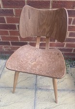 Vintage Original Mid Century Ercol Butterfly Beachwood Wooden Chair- Model 401
