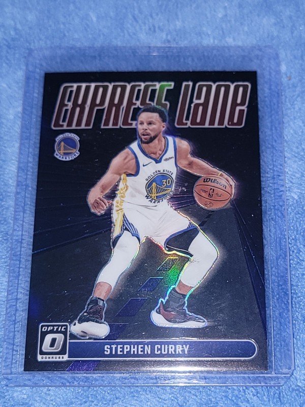 STEPHEN CURRY 2023-24 Donruss Optic Basketball Express Lane Purple Prizm!!!!