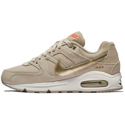 Nike Air Max Command Premium Beige Metallic Gold Sneaker Schuhe 718896-228 Damen