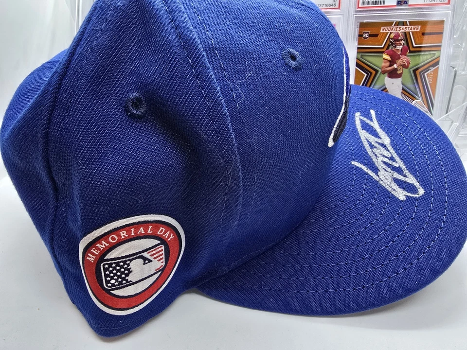 Vladimir Guerrero Jr Autographed Team Issued Hat Memorial Day Toronto Blue Jays - Image 2 of 4