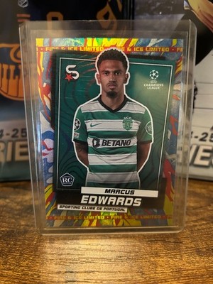 2023 TOPPS UEFA SUPERSTARS MARCUS EDWARDS ROOKIE (RC) FIRE AND ICE PARALLEL #148