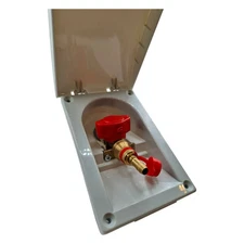 LPG Propane Caravan Gas Outtake RAL9010 Quick Release Outlet for Campervan