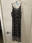 art class girls romper Size L 10/12 Black/White — photo 5