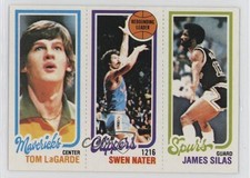 1980-81 Topps Tom LaGarde Swen Nater James Silas #213-215-69 1m5t