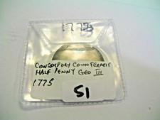 1775  CONTEMPORY   COUNTERFEIT  HALF PENNY  GEORGE 111 NO.51