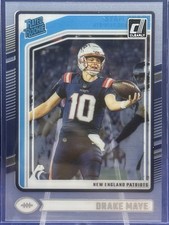 2024 Panini Clearly Donruss Drake Maye Rated Rookie RC #53 New England Patriots