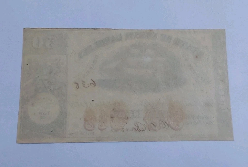 1864-State of North Carolina-Fifty Cents Civil Era Currency Crisp Uncirculated - Image 4 of 4