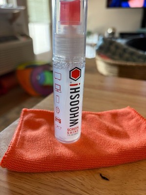 Whoosh! GO Screen Shine Screen Cleaner + Cloth Resists Fingerprints 1 FL Oz