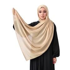 Women's Viscose Rayon Cotton Hijab Fashion Scarf Large Head Wrap for Muslim