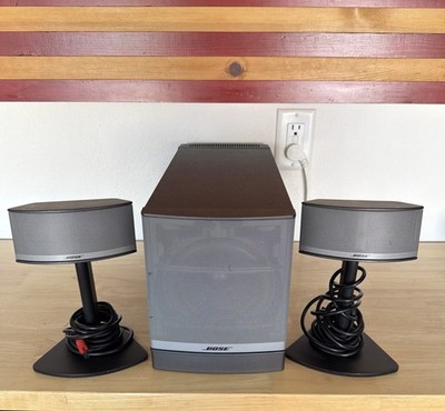 Bose Companion 5 Multimedia Speaker System & Speakers, Silver NO CONTROL POD