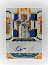 Caleb Houstan 2022-23 Panini Chronicles Rookie Cornerstone Gold Quad RPA 1/5