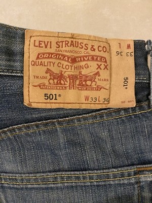 levis 501 W33 L36