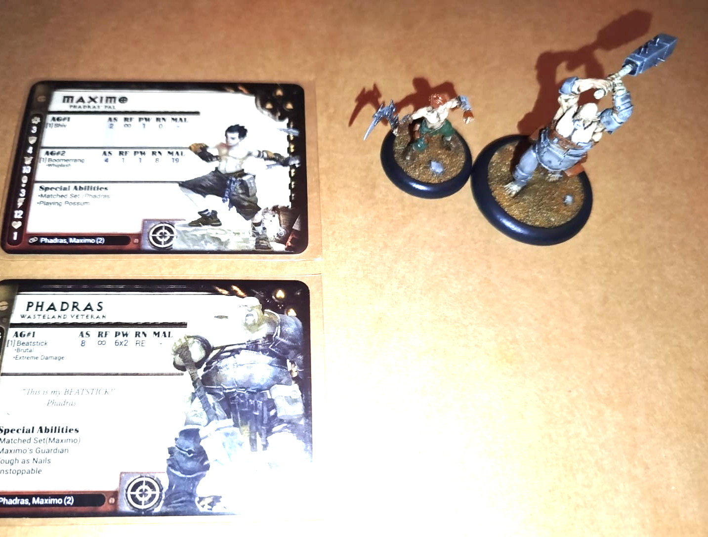 Dark Age Games  BOUNTY HUNTERS FORSAKEN OUTCAST PAINTED PHADRAS MAXIMO PAINTED