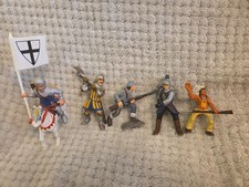 Bullyland Figuren Set 5 Figuren Ritter Indianer Indianer