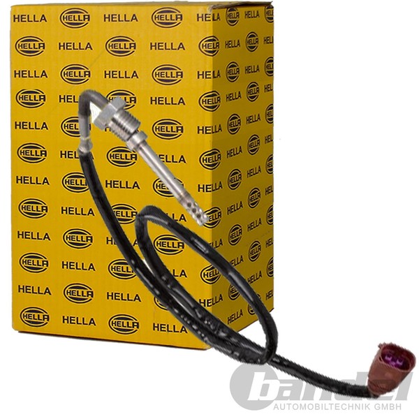 Hella Abgastemperatursensor FüR VW Multivan T5 Transporter T6 7HM 7HN 7HF 7EF-image