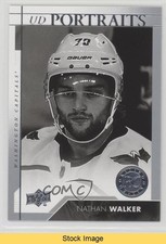 2017-18 Upper Deck Portraits Rookies Nathan Walker #P-81 Rookie RC READ o1h