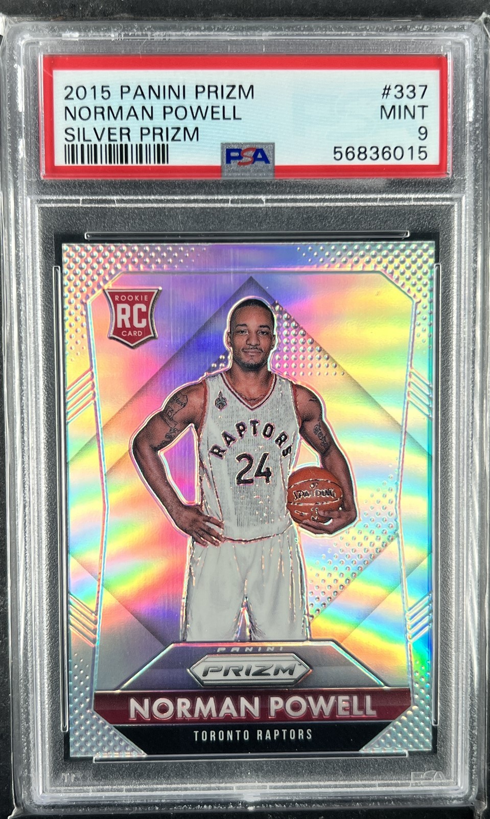 Powell, Norman - 2015-16 Prizm - Silver - Rookie - PSA 9 - 56836015