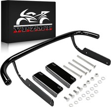 Black Rear Bumper Guard Crash Bar For Harley Freewheeler Road Glide 3 Trike