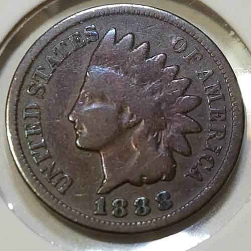1888 Indian Head Cent - VG - Toned