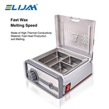 Dental Wax Heater Wax Pot 3-slot Paraffin Melting Machine Dental Lab Equipment