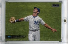 2021 Topps Stadium Club Don Mattingly Black Foil Yankees Card